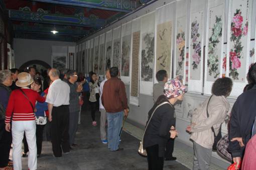 夕阳美•第十届金秋书画篆刻展”在我馆开幕(图2)