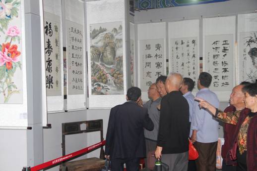 夕阳美•第十届金秋书画篆刻展”在我馆开幕(图3)