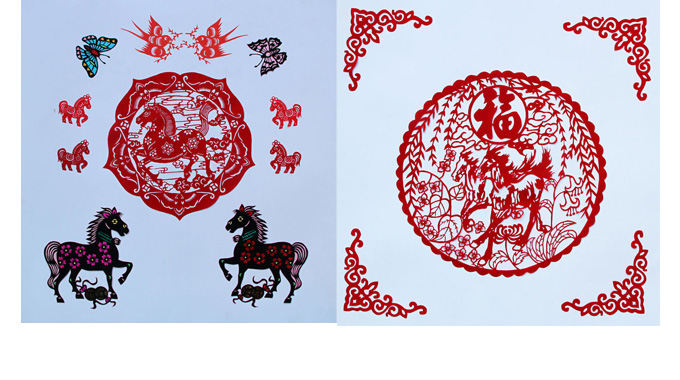 骏马腾祥-安阳市第十二届民间剪纸展(图9)