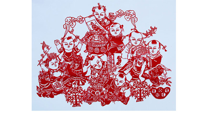 骏马腾祥-安阳市第十二届民间剪纸展(图4)