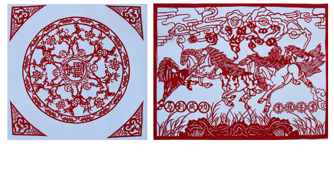 骏马腾祥-安阳市第十二届民间剪纸展(图3)